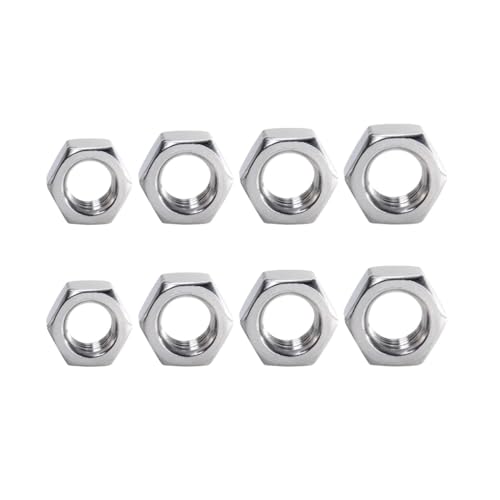 Amazon.co.jp: 8 Pieces Large Hex Nut Kit, 2 Pieces of Each Size